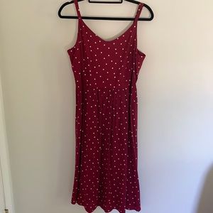 Old Navy Polka Dot Midi Dress
